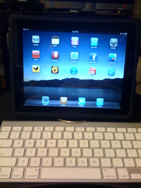Belen's preferred iPad setup