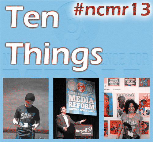 Ten Things I learned at #NCMR13
