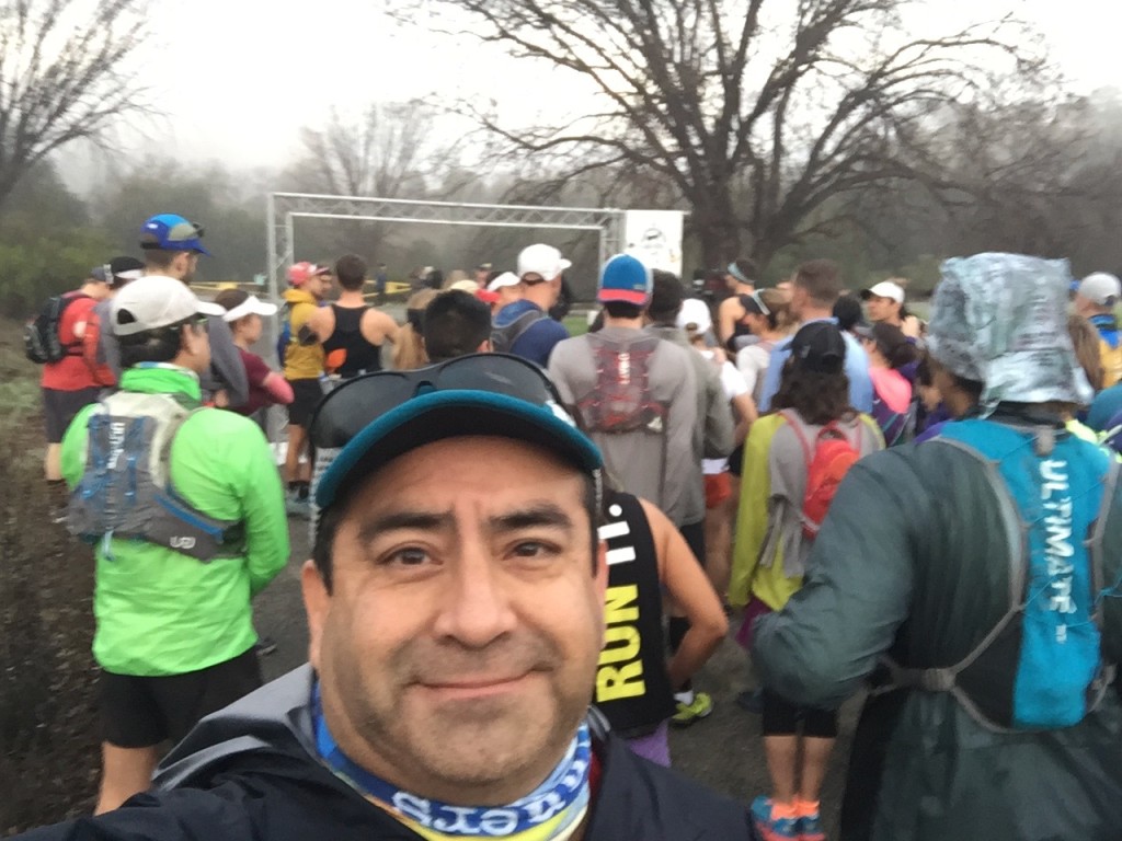 At the Sean O'Brien Marathon/50k starting line - 2017