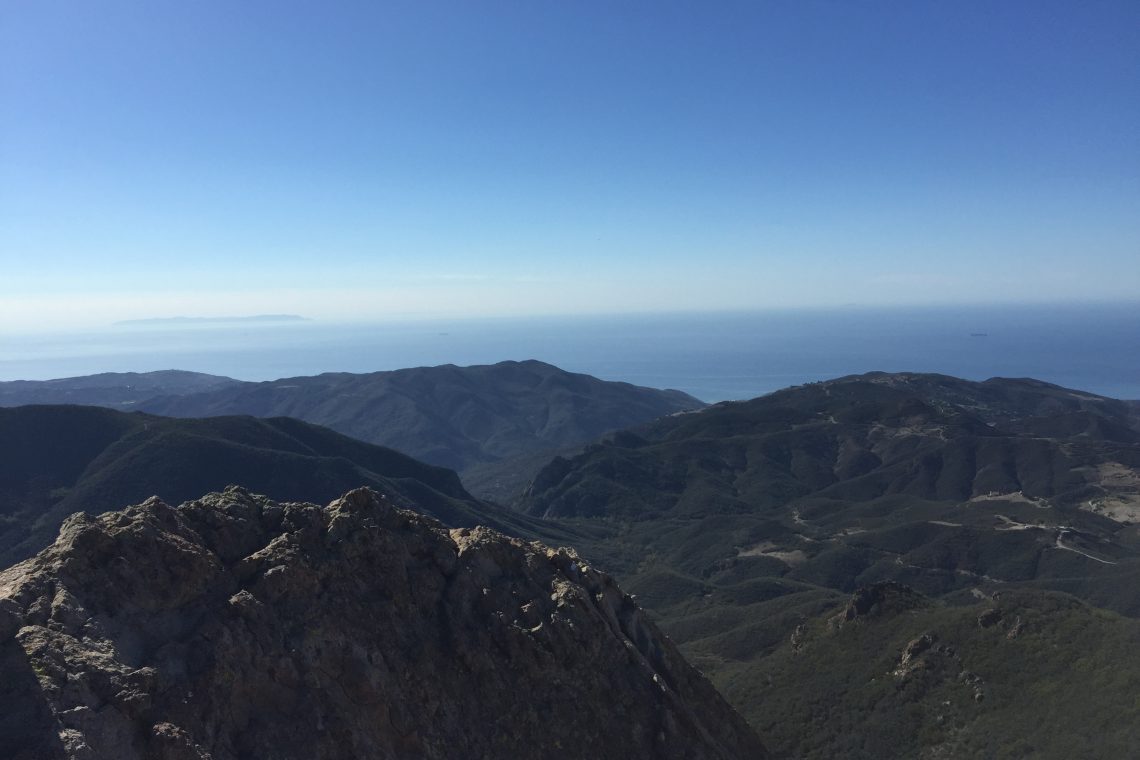 View from the top of Sandstone Peak.