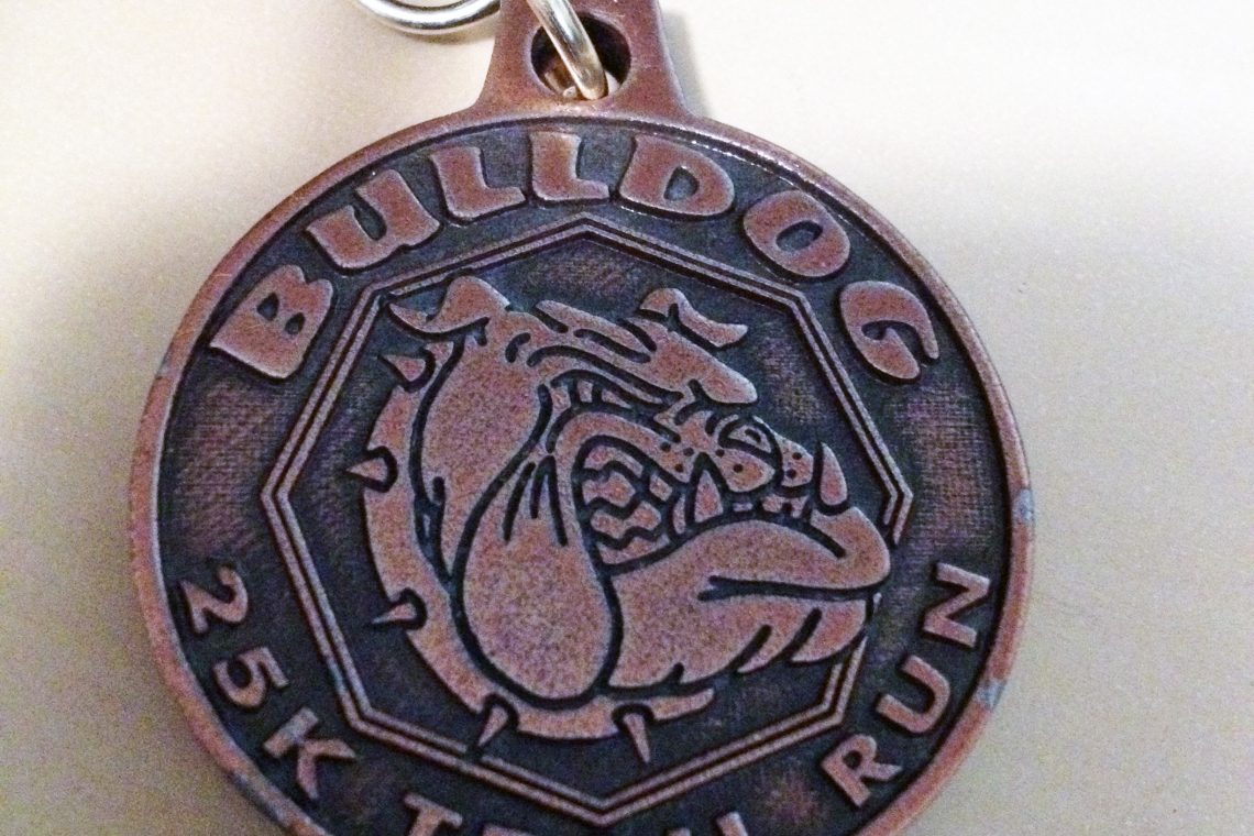 bulldog25k-medal